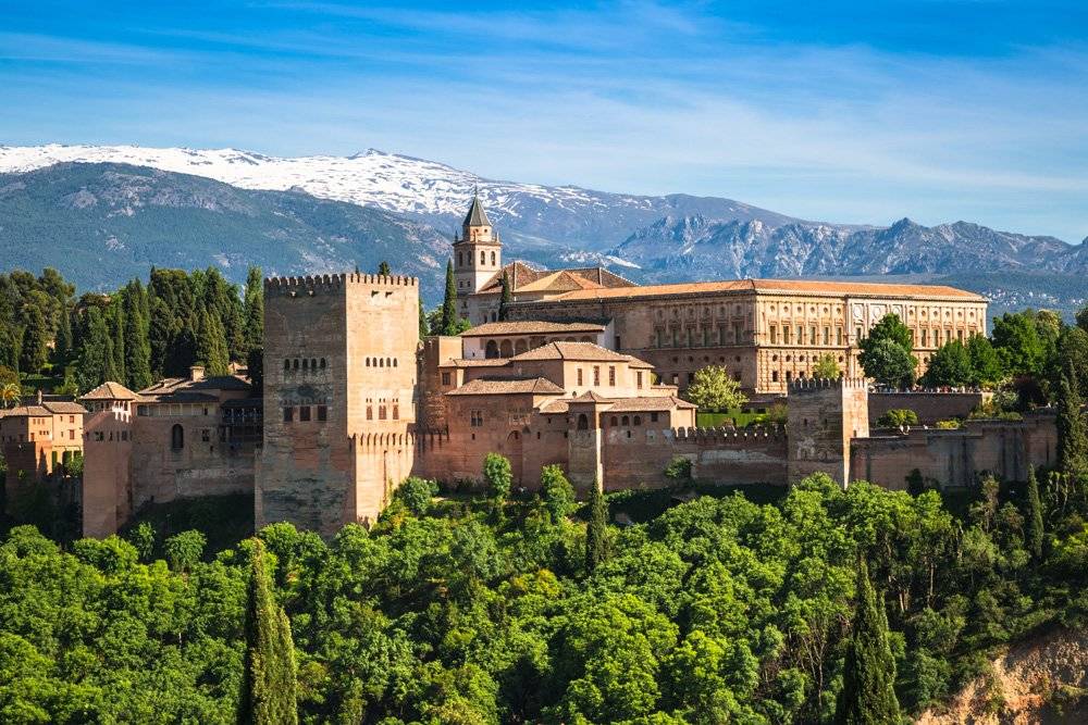 Alhambra in Granada, Spain 