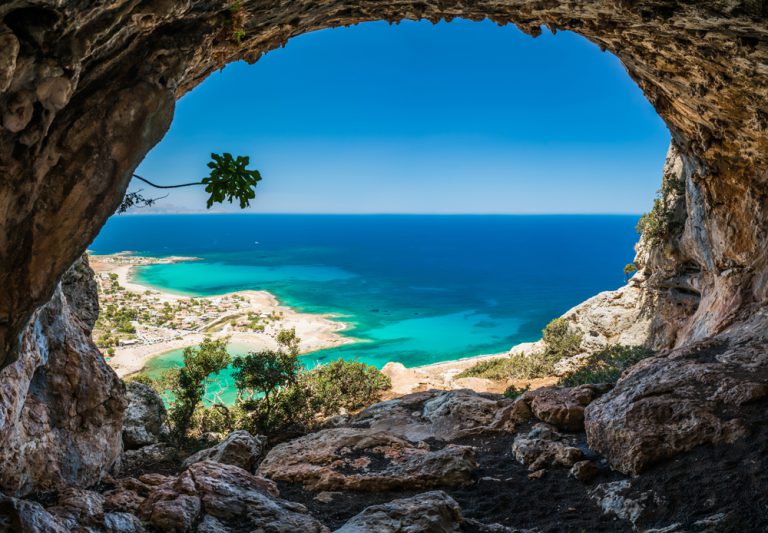 Island of Crete and Mediterranean Sea, Greece