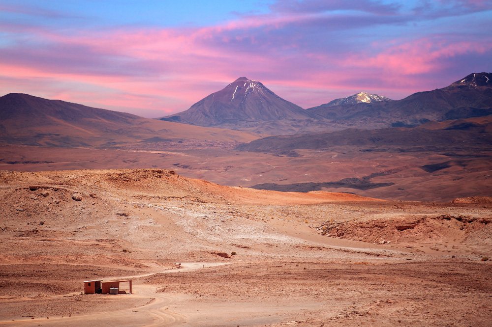 Licancabur volcano near San Pedro de Atacama, Chile 