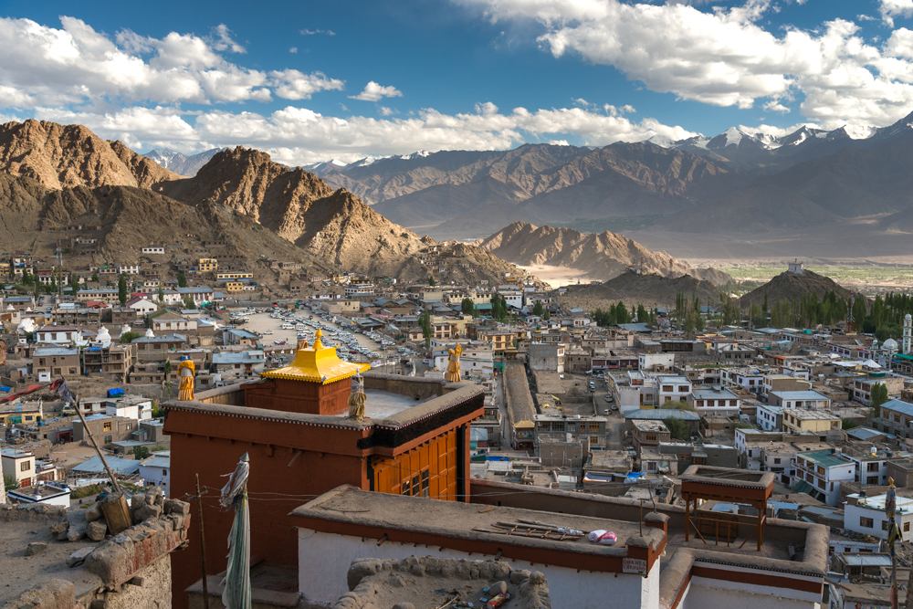 Old Town in Leh, Ladakh, India 