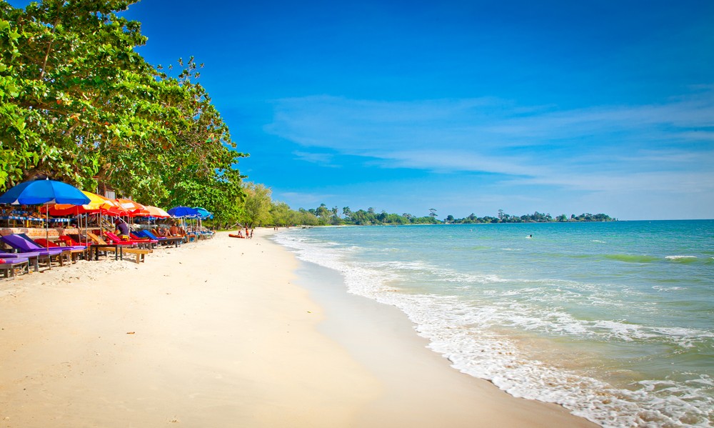 Independence Beach in Sihanoukville, Cambodia 
