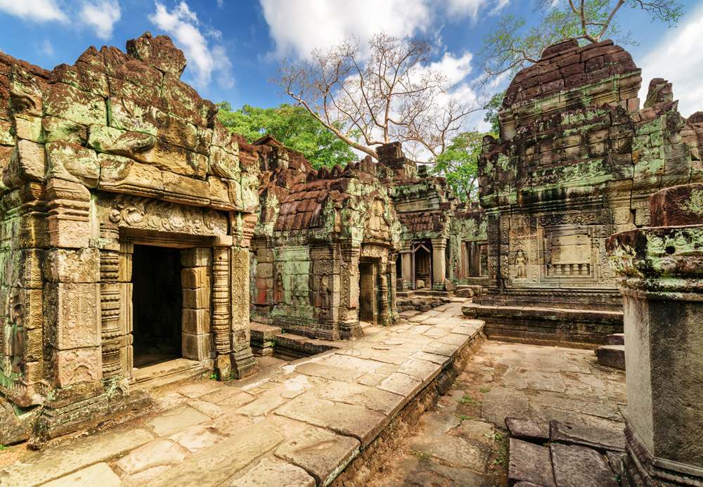 Preah Khan in Angkor Wat temple complex, Siem Reap, Cambodia 