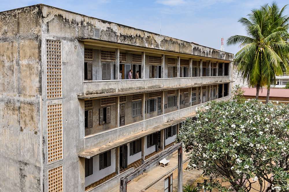 Tuol Sleng Genocide Museum in Phnom Penh, Cambodia 