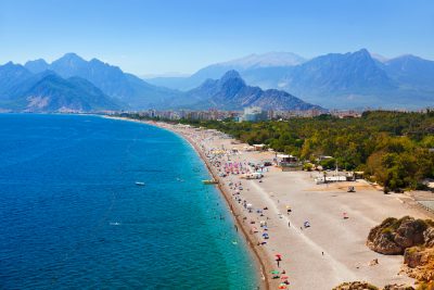 Beach at Antalya, Turkey