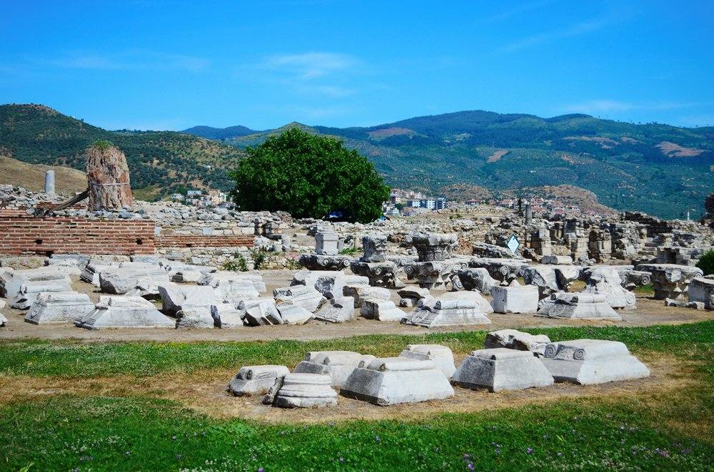 Ruins of ancient St John Basilica, Selcuk, Turkey 