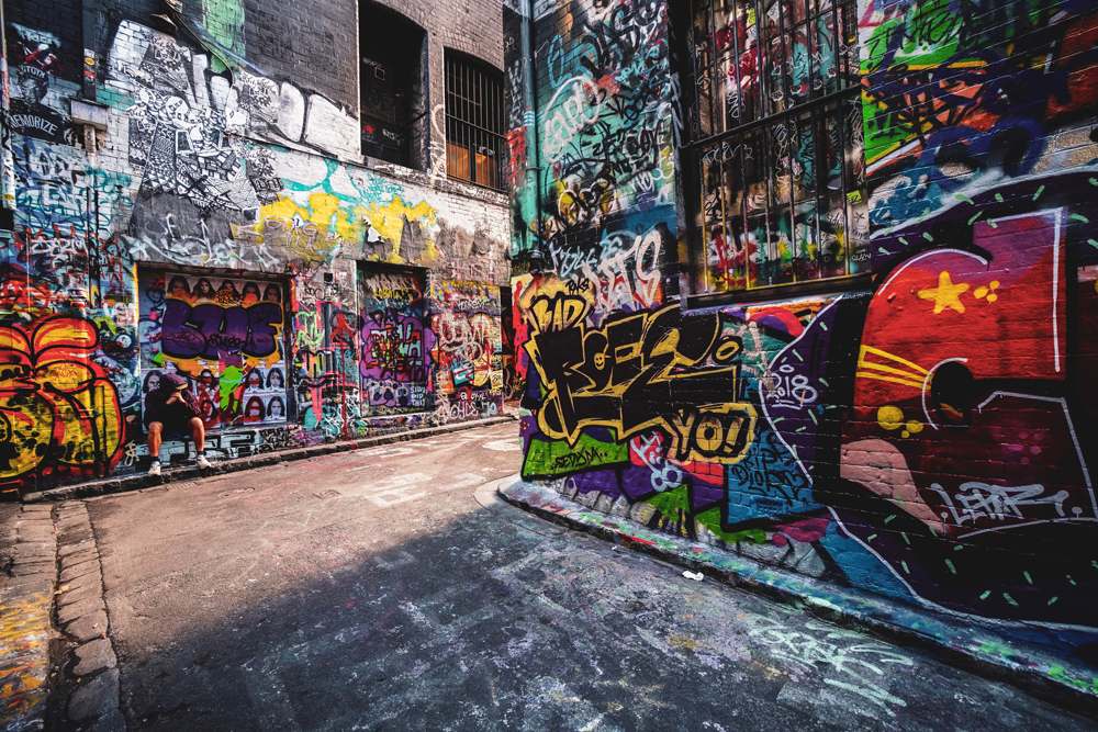 Street art in Melbourne, Australia 