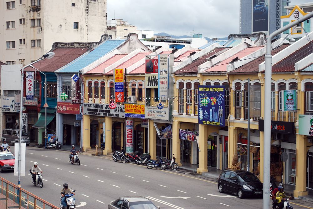 19th-century shop-houses in Georgetown, Penang, Malaysia 