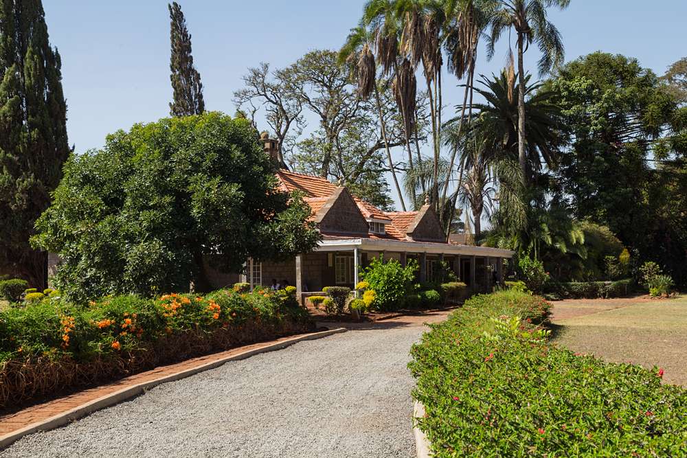House of Karen Blixen seen from the front, Ngong Hills, Kenya 