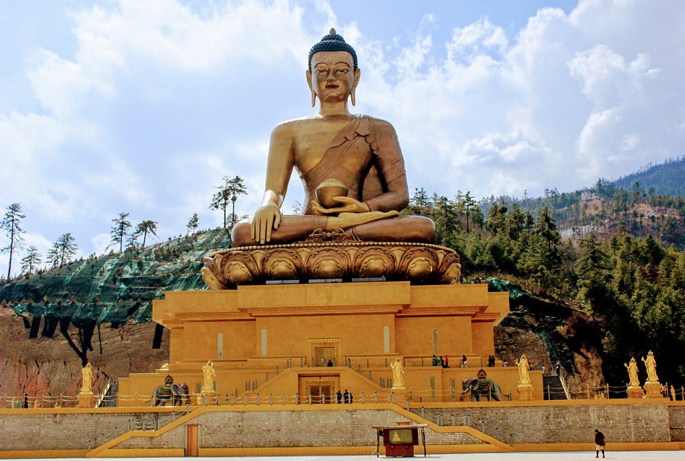 Statue of Great Buddha Dordenma at Buddha Point, Thimphu, Bhutan 