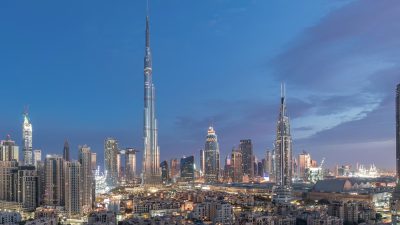 Burj Khalifa and Dubai skyline view, United Arab Emirates (UAE), Goway Travel