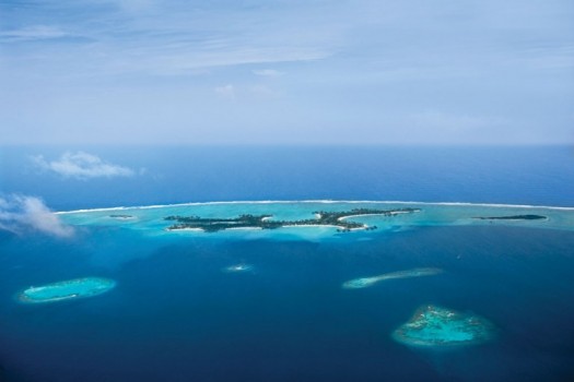 Aerial view of One&Only Reethi Rah Maldives