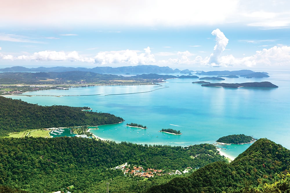 Aerial View of Langkawi Landscape, Malaysia