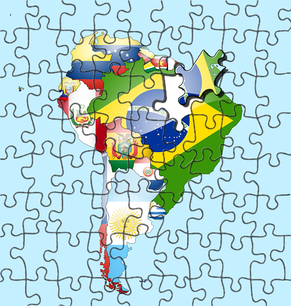 South America Continent Jigsaw