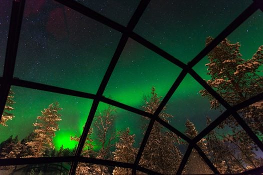 Kakslauttanen Arctic Resort - View the Northern Lights from Your Glass Igloo, Finnish Lapland, Finland