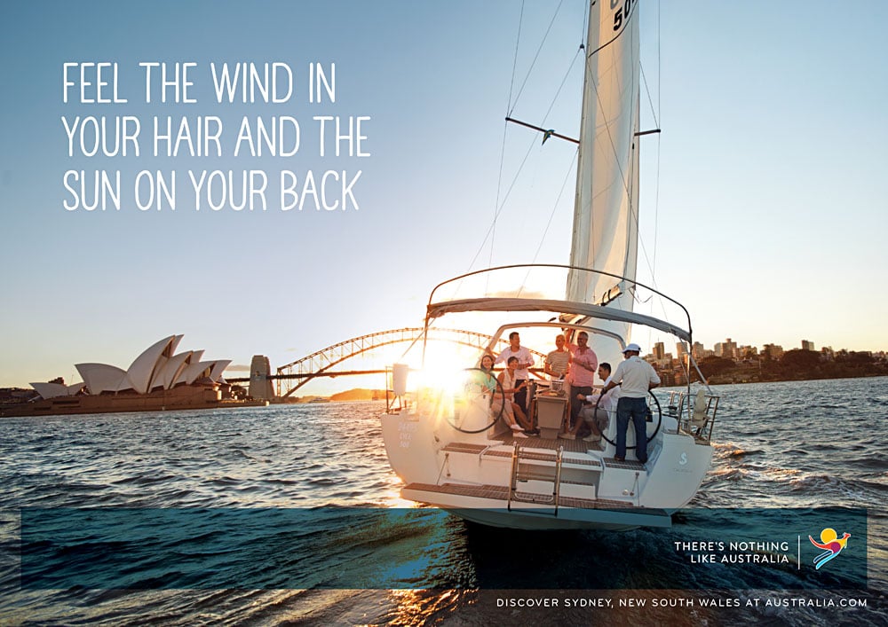 Sailing on Sydney Harbour, Sydney, NSW