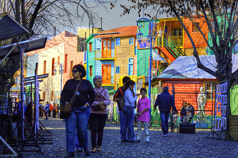 La Boca neighbourhood of Buenos Aires, Argentina