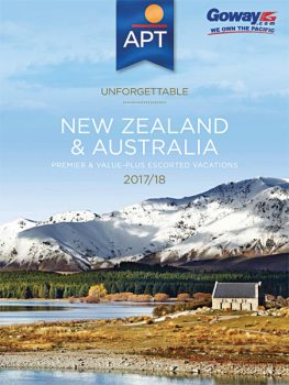 APT & Goway's New Zealand & Australia 1718 Brochure Cover