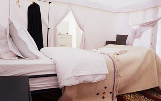 Tent suite at Gold Sand Camp, Morocco