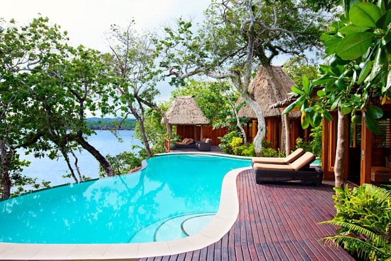 Private pool at Namale Resort & Spa, Fiji