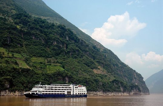 The Sanctuary Yangzi Explorer Exterior, Yangtze River, China